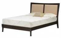 Mattress shown on platform bed without optional foundation purchase.