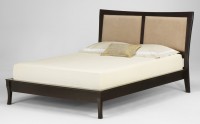 Mattress on Platform Bed without a foundation.